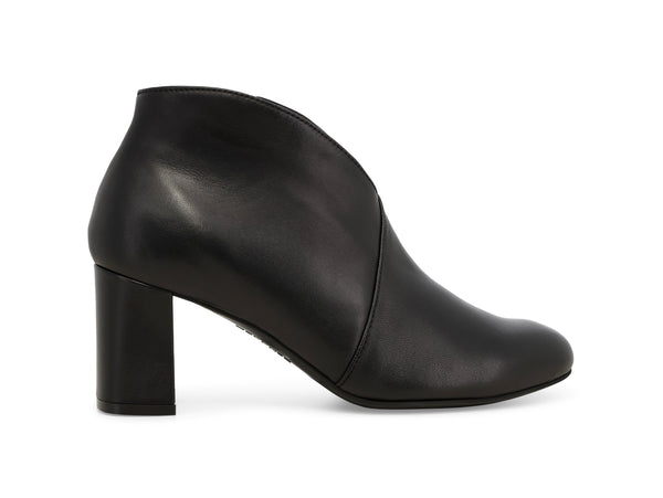 Melluso Tronchetti Eleganti Comodi con Zip Tomaia Pelle Nera Z420Z-250580